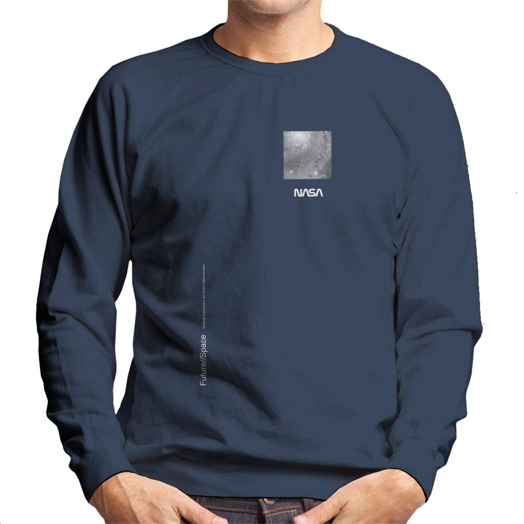NASA Future Space Vertical Text Men's Sweatshirt product image 6