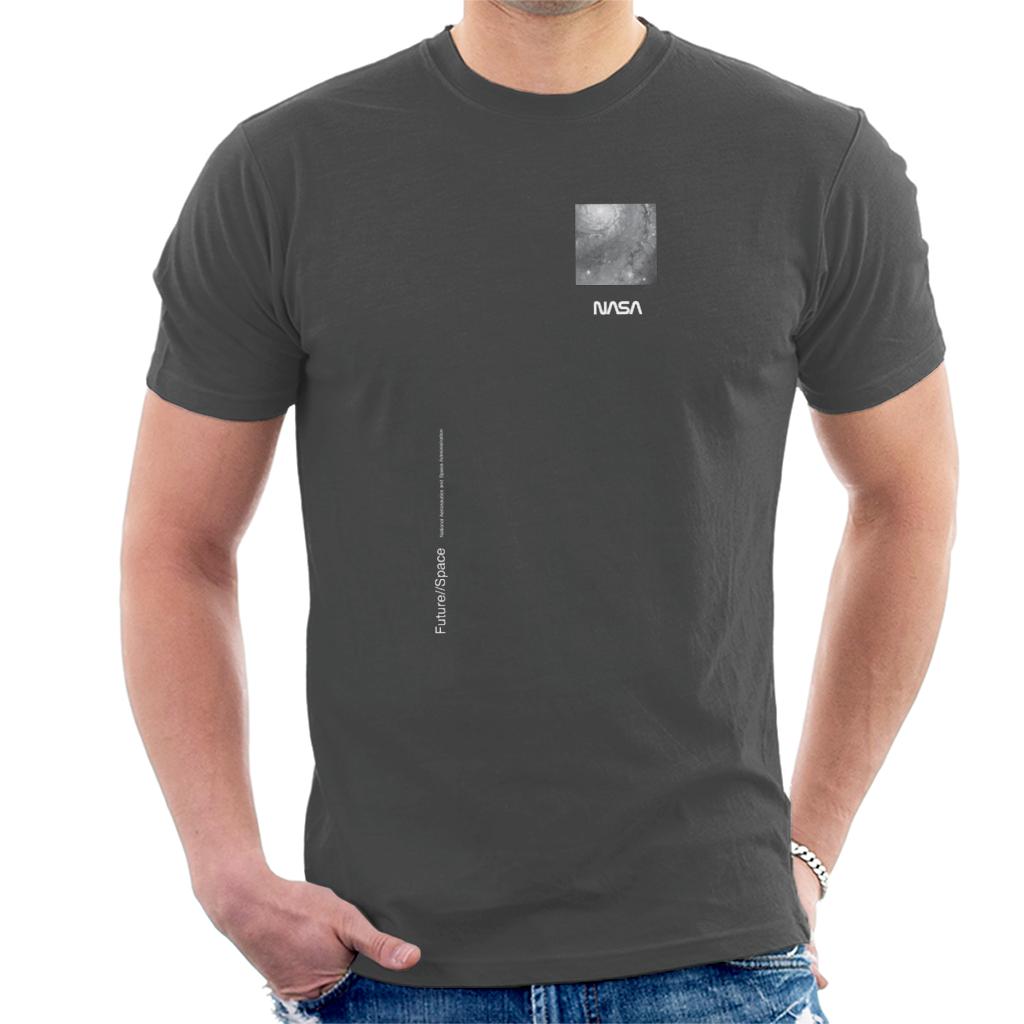 NASA Future Space Vertical Text Men's T-Shirt product image 4