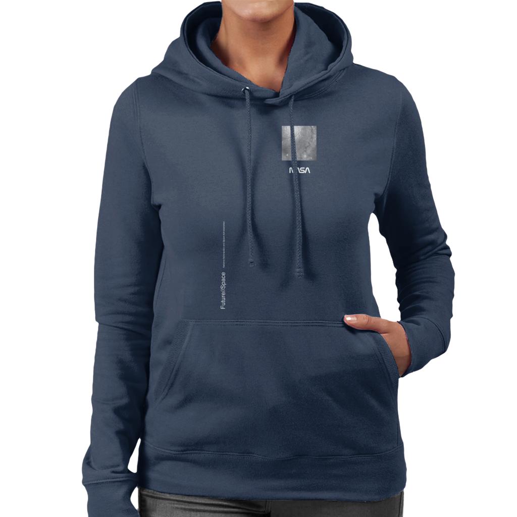 NASA Future Space Vertical Text Women's Hooded Sweatshirt product image 6
