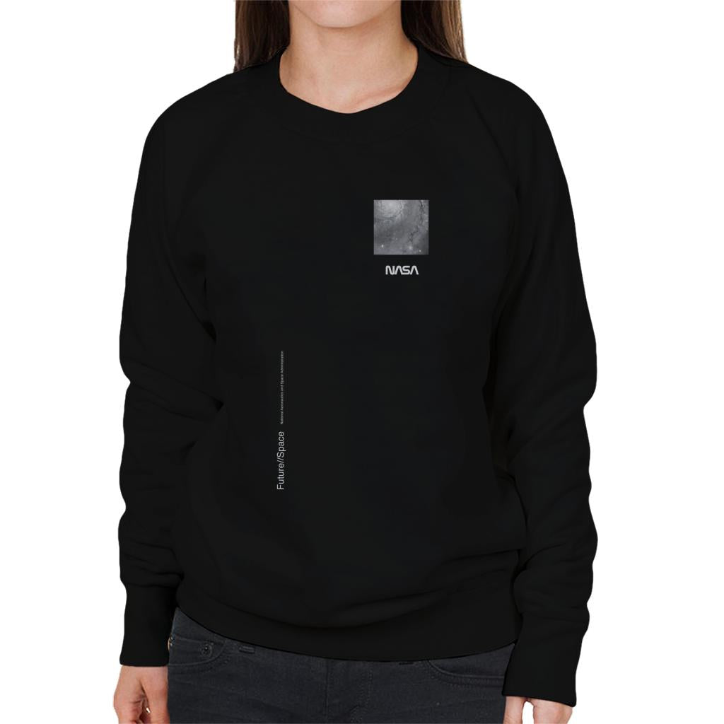 NASA Future Space Vertical Text Women's Sweatshirt product image 1