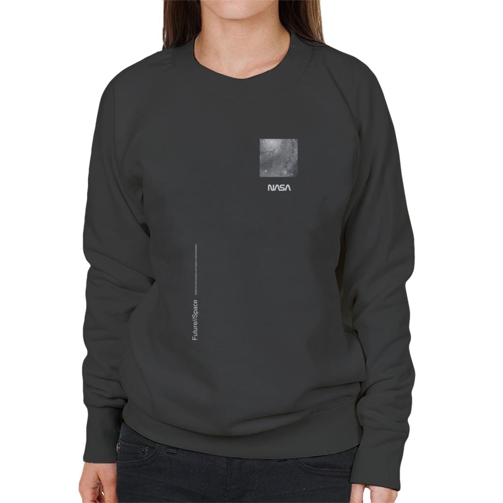 NASA Future Space Vertical Text Women's Sweatshirt product image 4