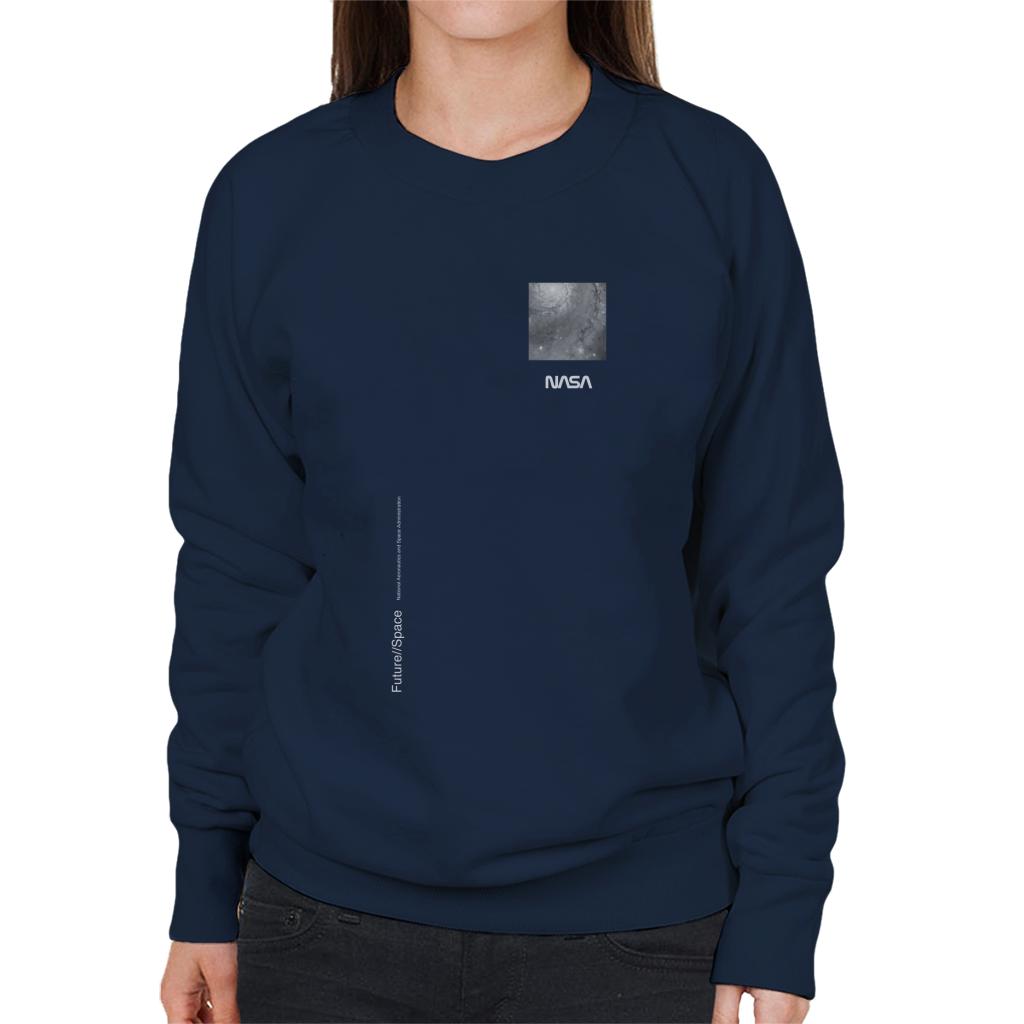 NASA Future Space Vertical Text Women's Sweatshirt product image 6
