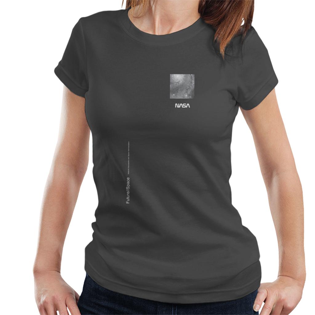 NASA Future Space Vertical Text Women's T-Shirt product image 4