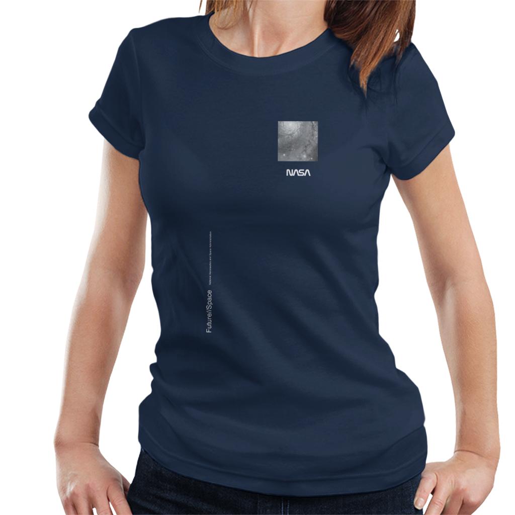 NASA Future Space Vertical Text Women's T-Shirt product image 6