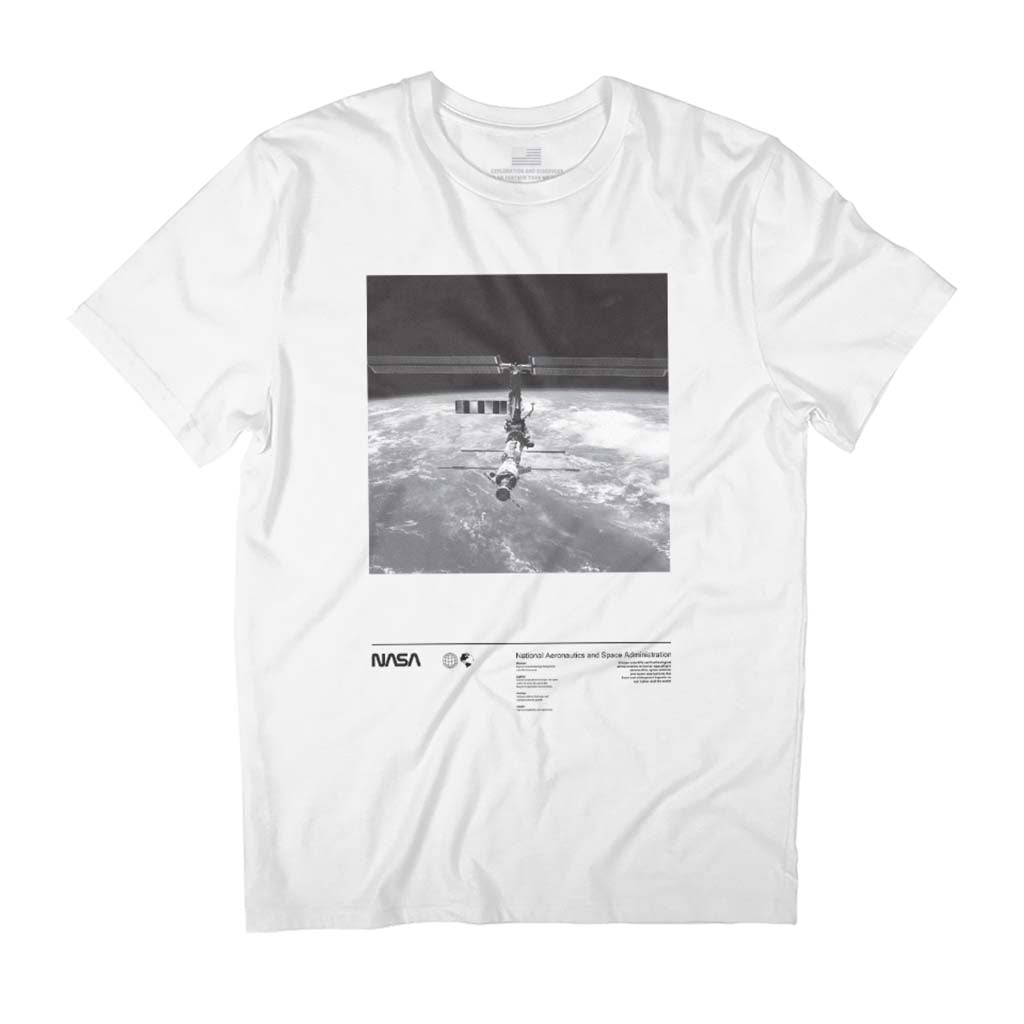 NASA International Space Station Black And White Men's product image 1
