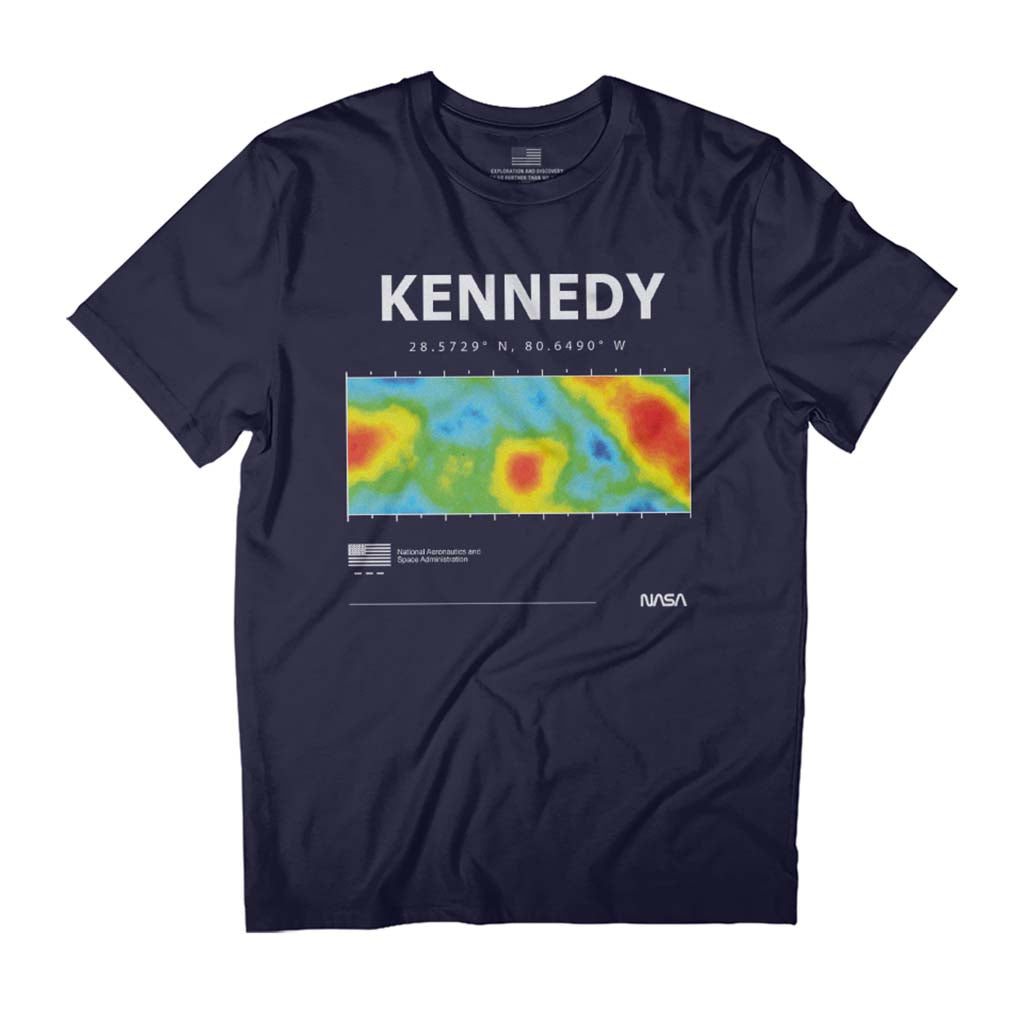 NASA Kennedy Space Center Coordinates Men's T-Shirt product image 1