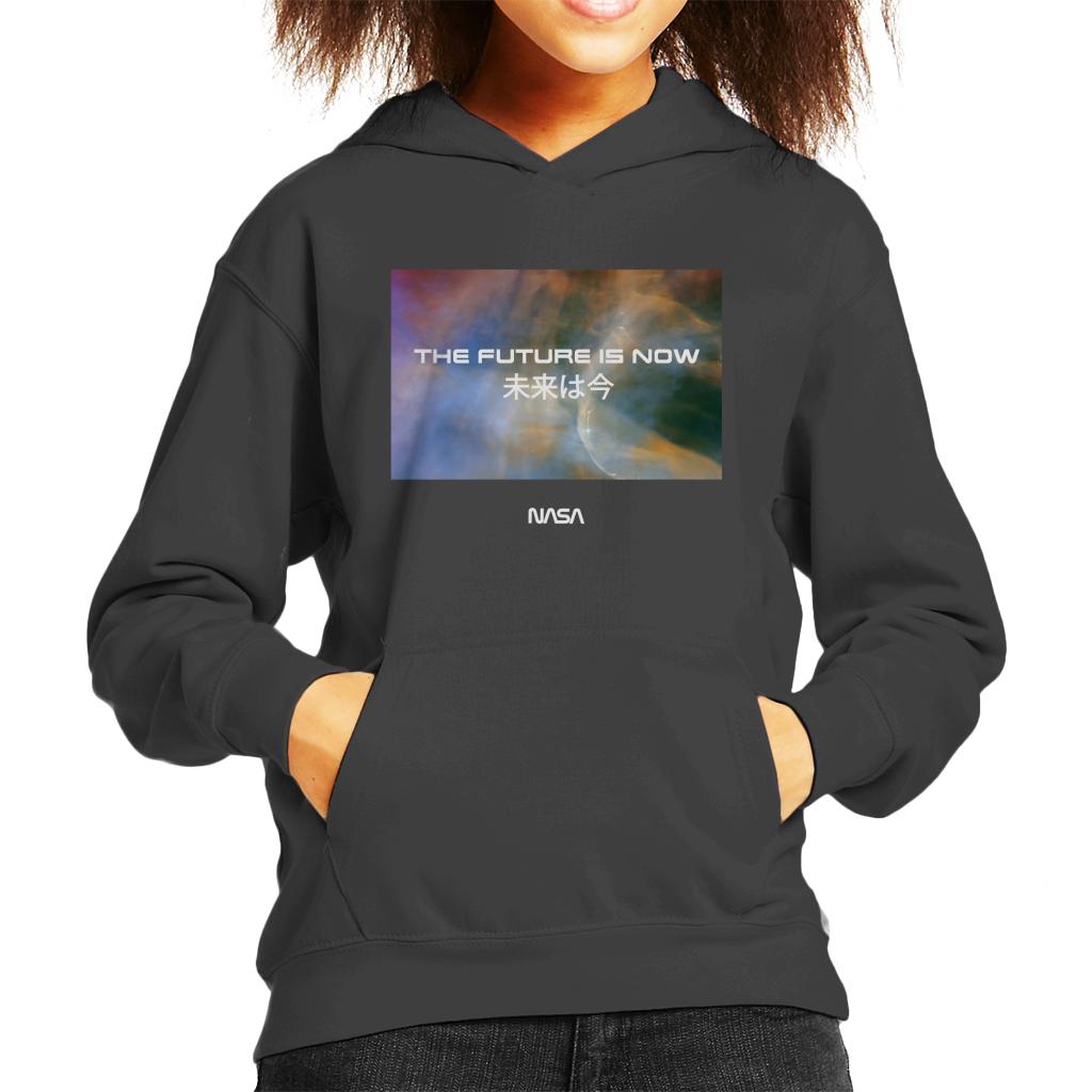 NASA The Future Is Now Kanji Kid's Hooded Sweatshirt product image 4