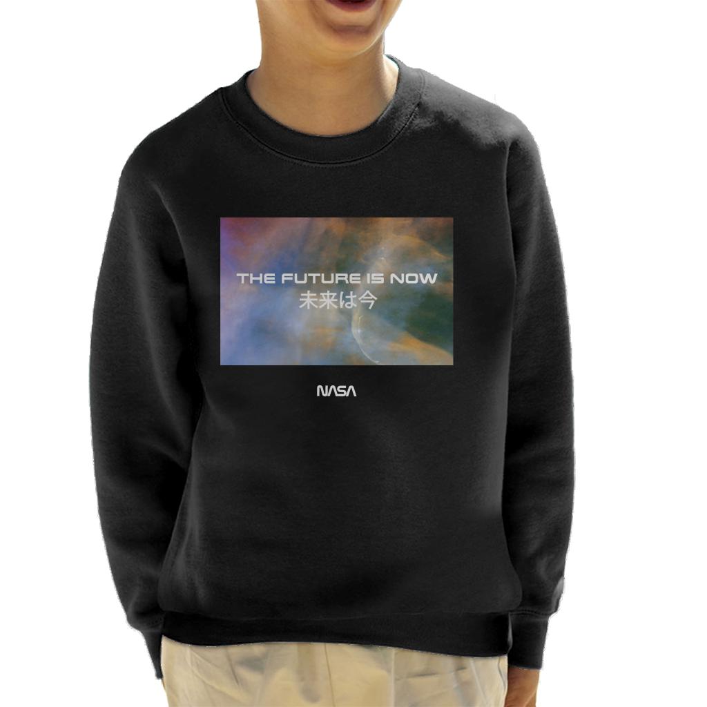NASA The Future Is Now Kanji Kid's Sweatshirt product image 1