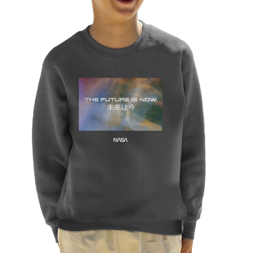 NASA The Future Is Now Kanji Kid's Sweatshirt product image 4
