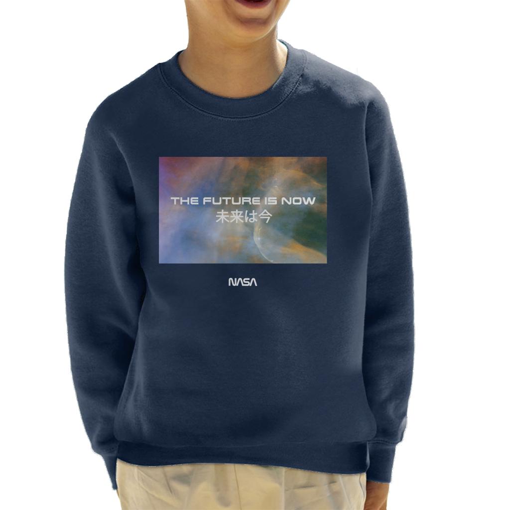 NASA The Future Is Now Kanji Kid's Sweatshirt product image 6