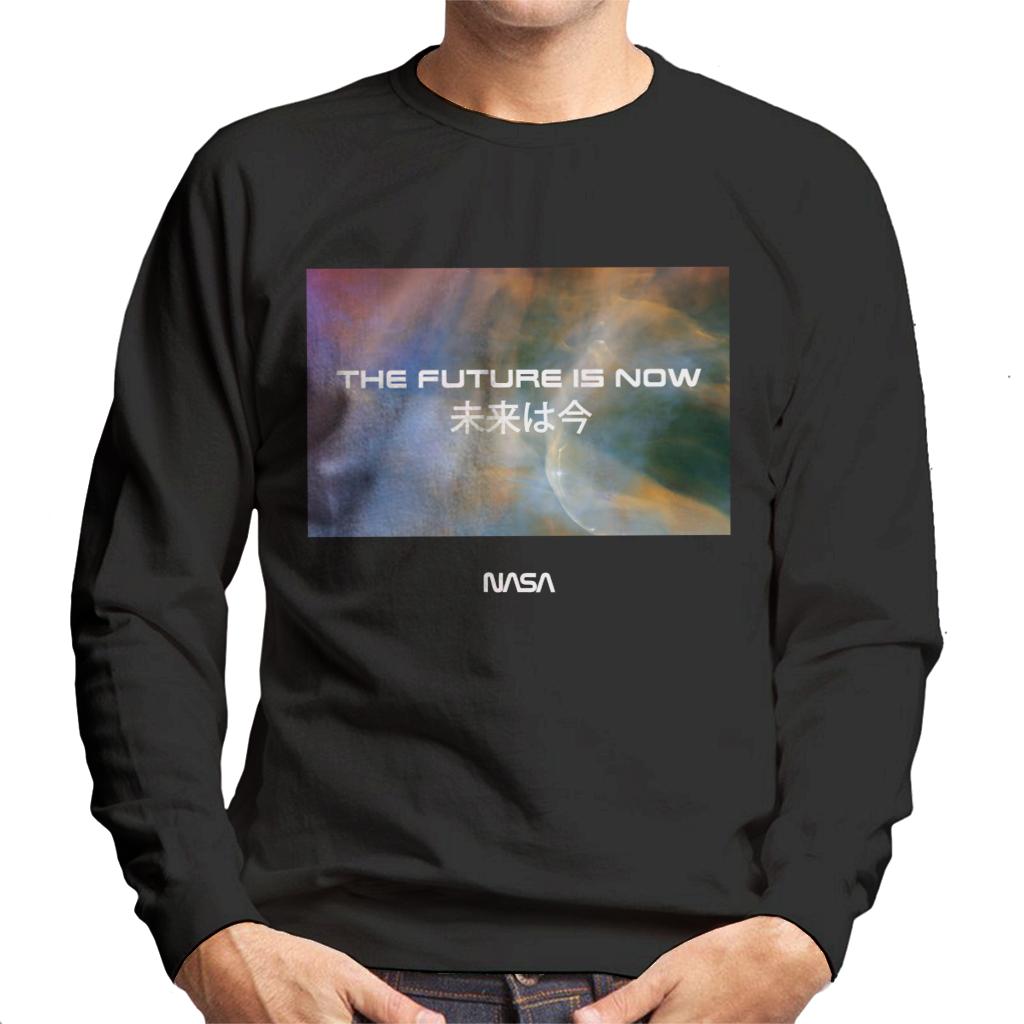 NASA The Future Is Now Kanji Men's Sweatshirt product image 1