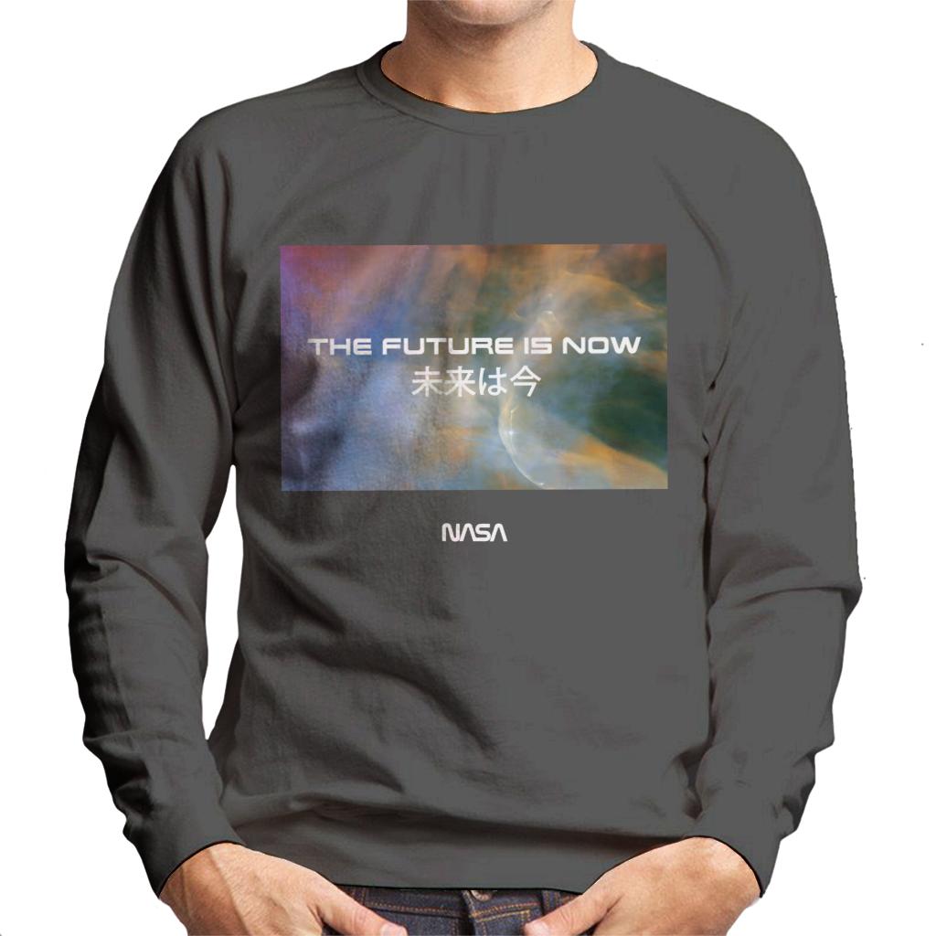 NASA The Future Is Now Kanji Men's Sweatshirt product image 4