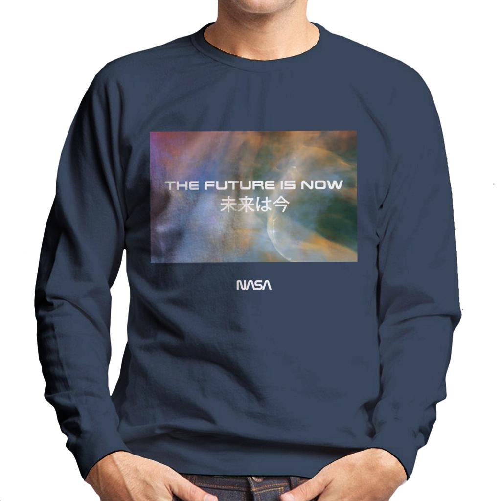 NASA The Future Is Now Kanji Men's Sweatshirt product image 6