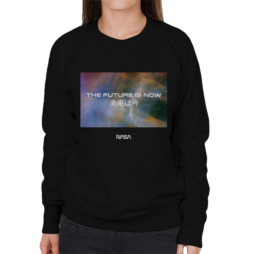 NASA The Future Is Now Kanji Women's Sweatshirt product image 1