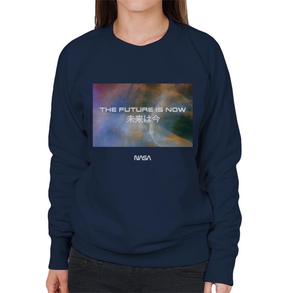 NASA The Future Is Now Kanji Women's Sweatshirt product image 6