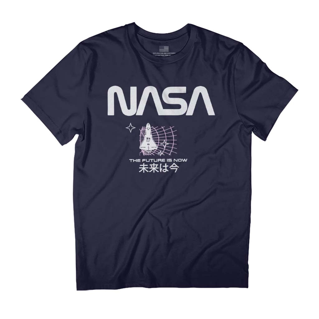 NASA The Future Is Now Japanese Text Men's T-Shirt product image 1