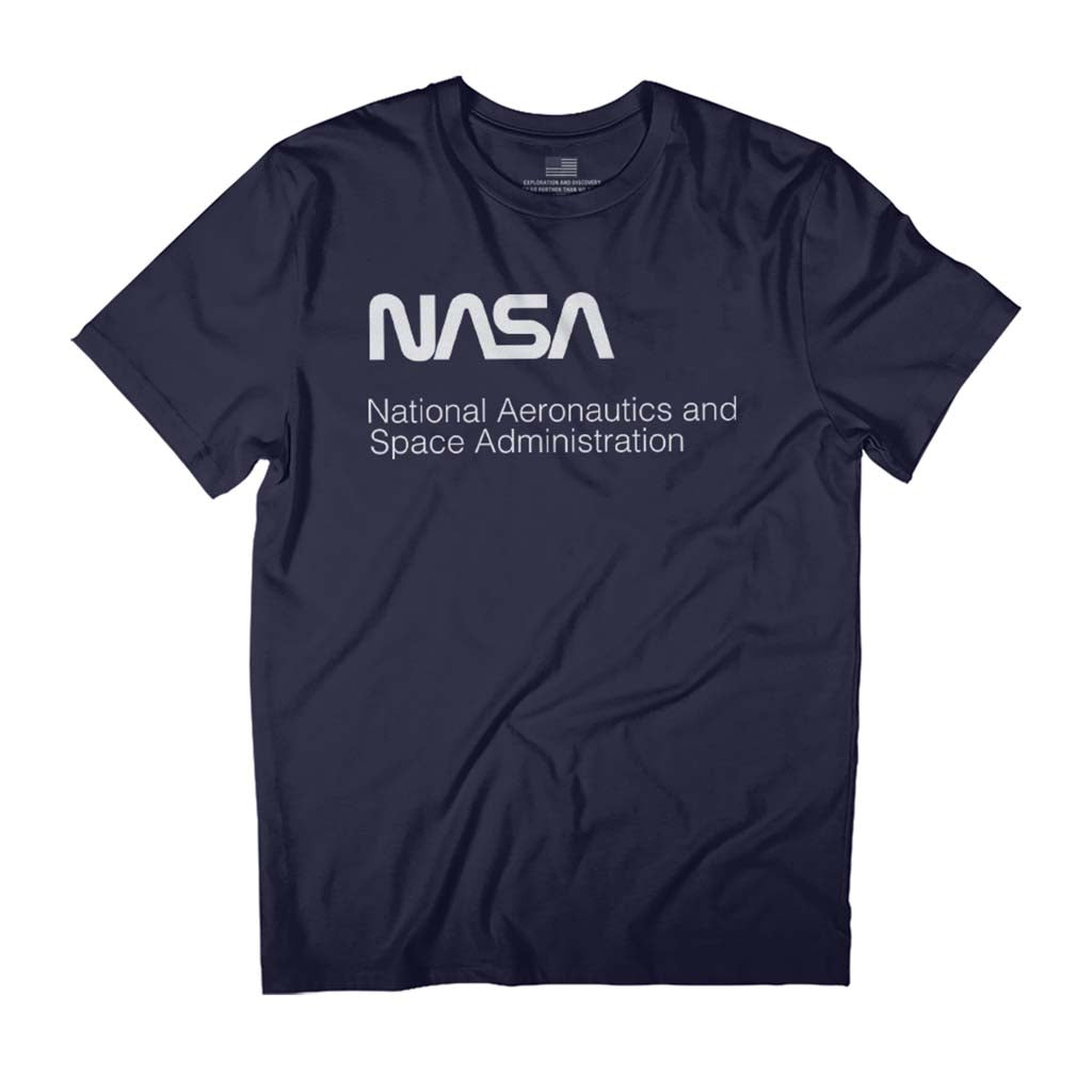 NASA White Text National Aeronautics And Space product image 1