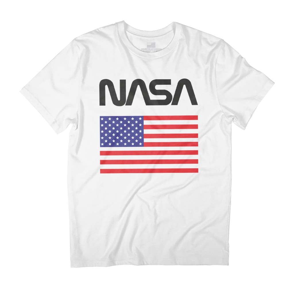 NASA Star Spangled Banner Flag Men's T-Shirt product image 1