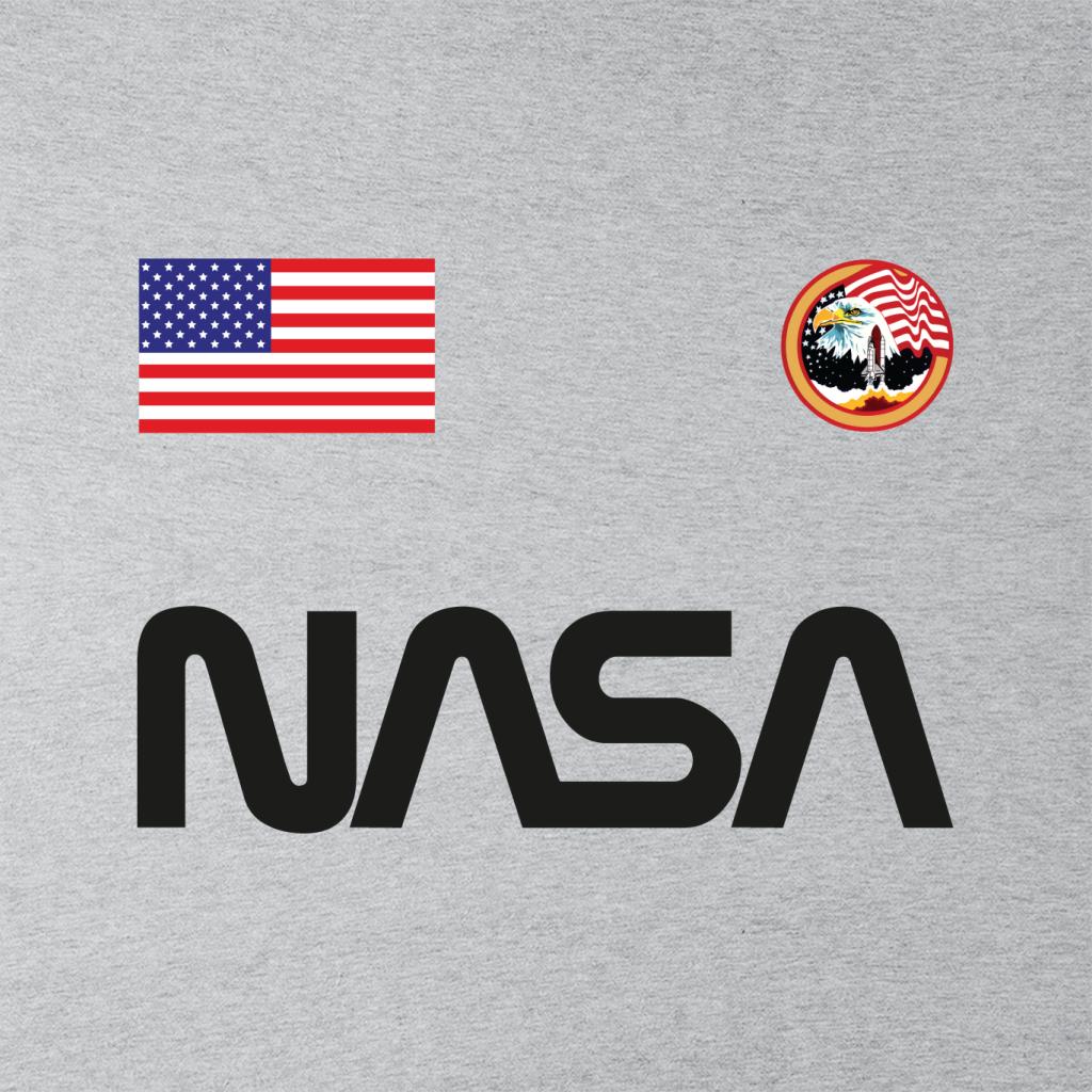NASA Worm Logo US Flag And Apollo Mission Eagle Men's product image 2