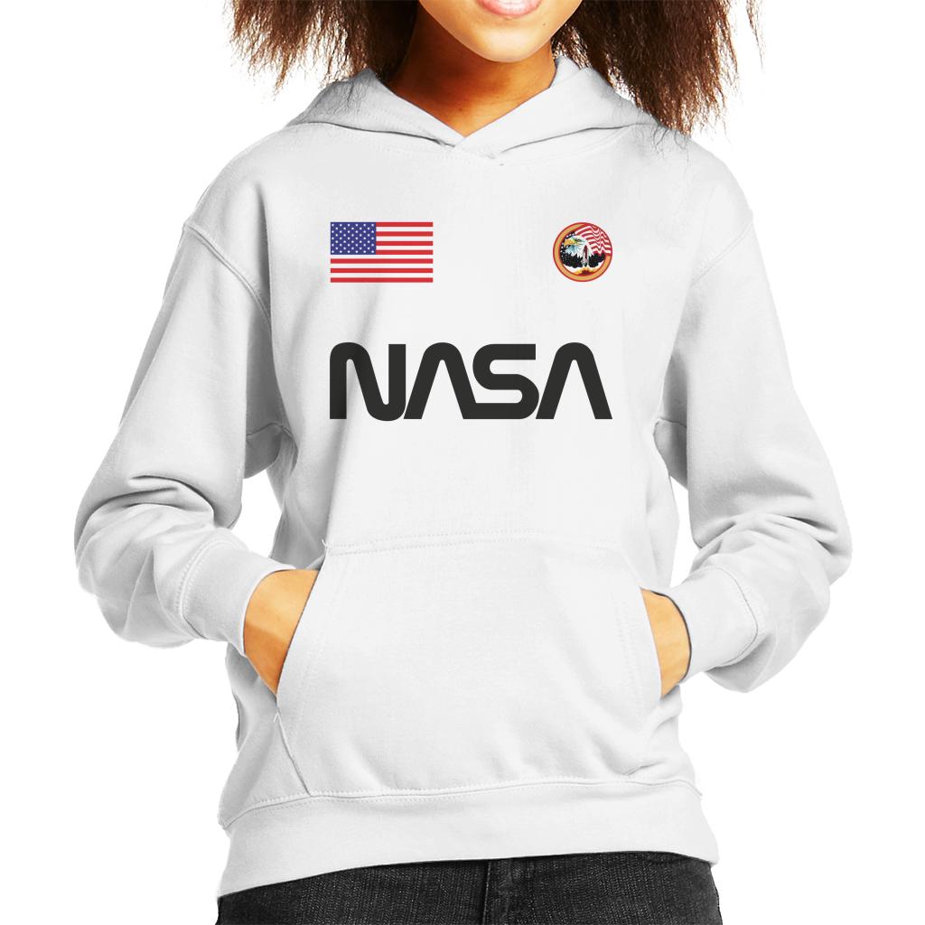 NASA Worm Logo US Flag And Apollo Mission Eagle Kid's product image 4