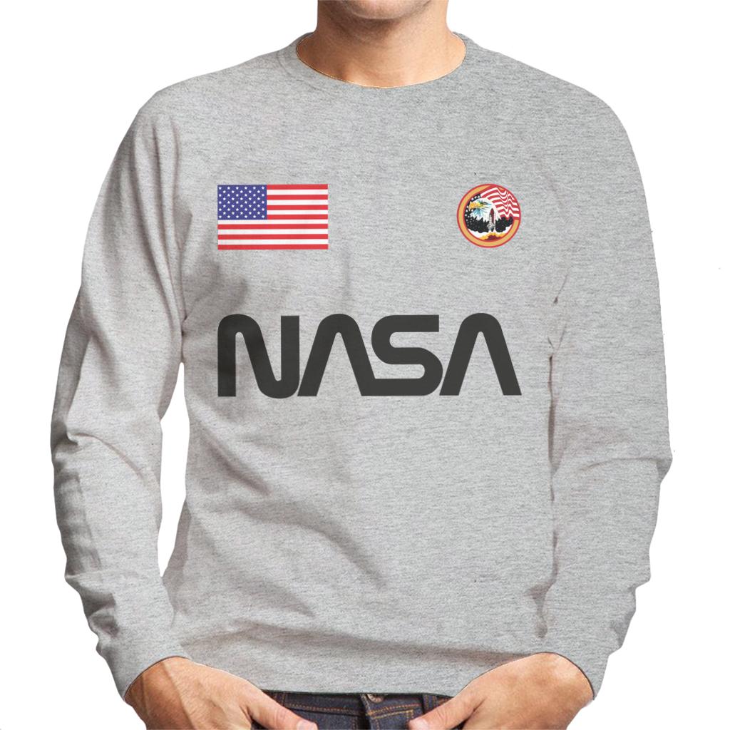 NASA Worm Logo US Flag And Apollo Mission Eagle Men's product image 1