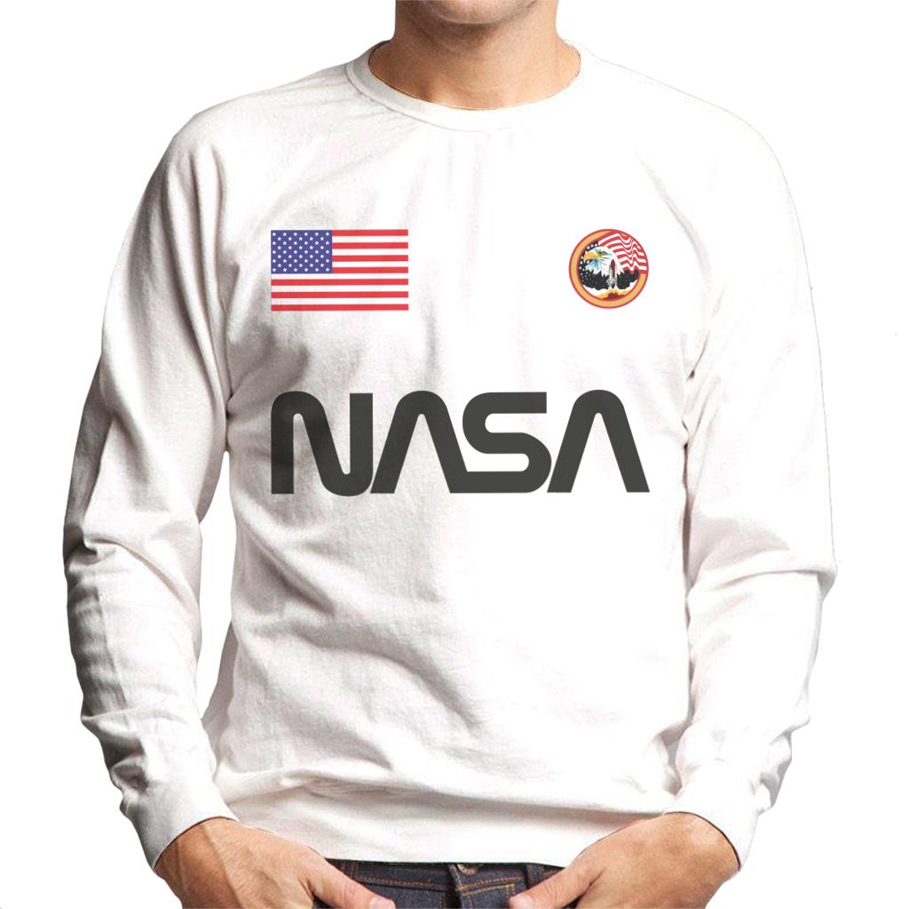 NASA Worm Logo US Flag And Apollo Mission Eagle Men's product image 4