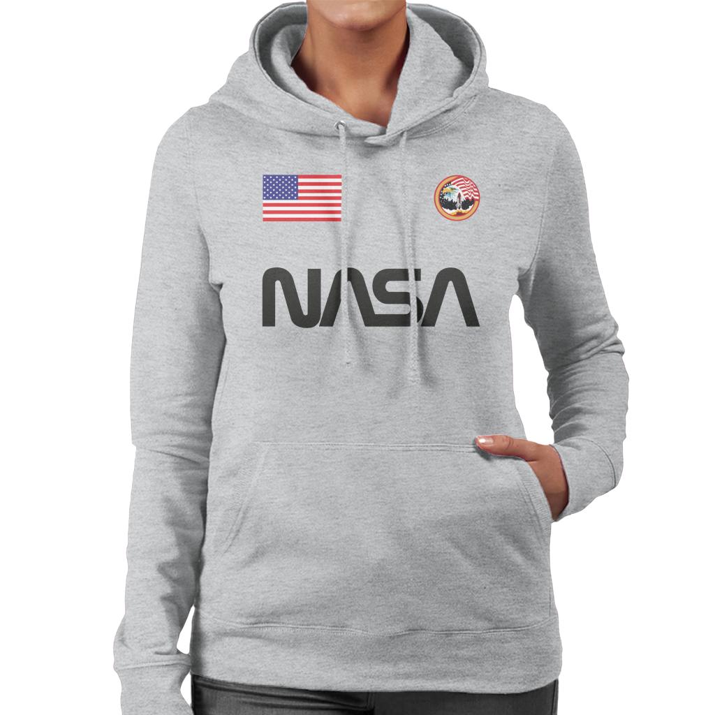 NASA Worm Logo US Flag And Apollo Mission Eagle Women's product image 1