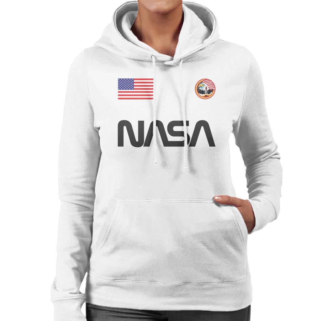 NASA Worm Logo US Flag And Apollo Mission Eagle Women's product image 4