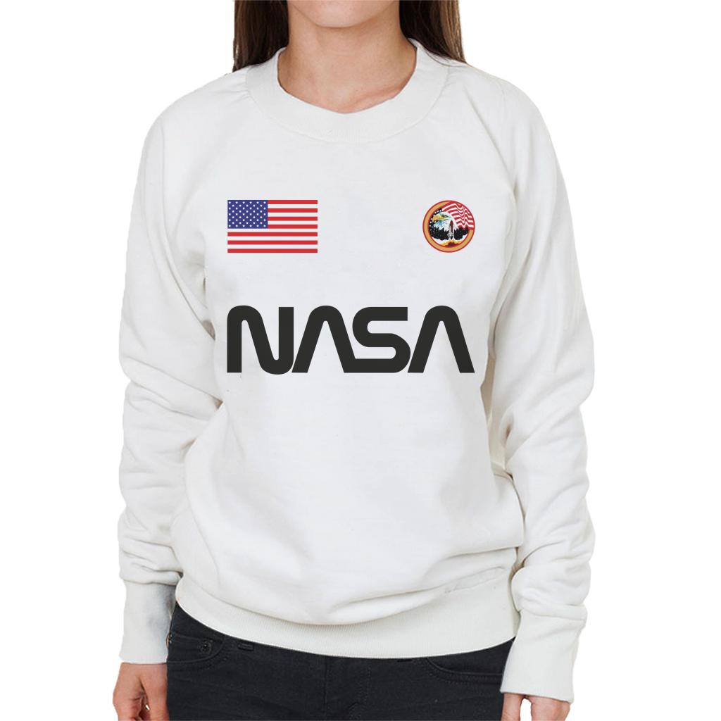 NASA Worm Logo US Flag And Apollo Mission Eagle Women's product image 4