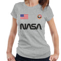 NASA Worm Logo US Flag And Apollo Mission Eagle Women's product image 1