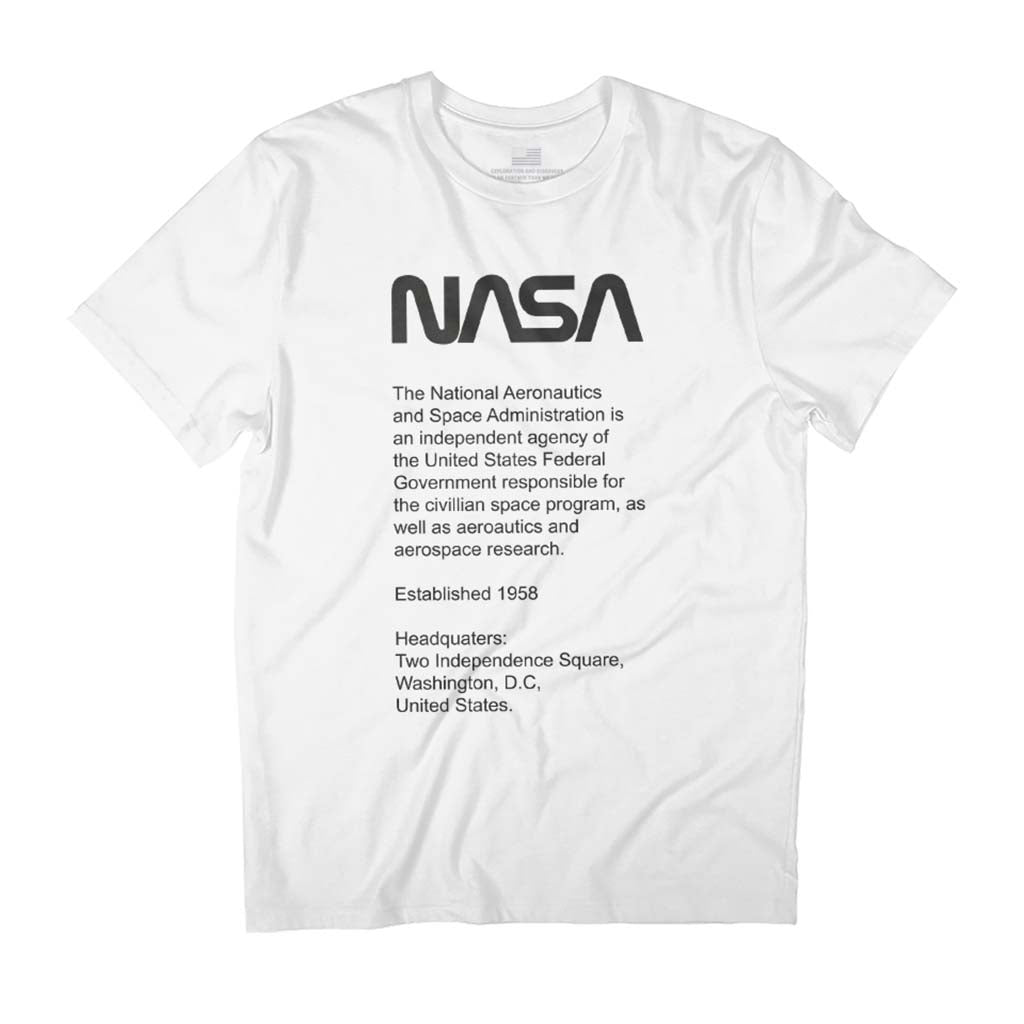 NASA Description Established 1958 Men's T-Shirt product image 1