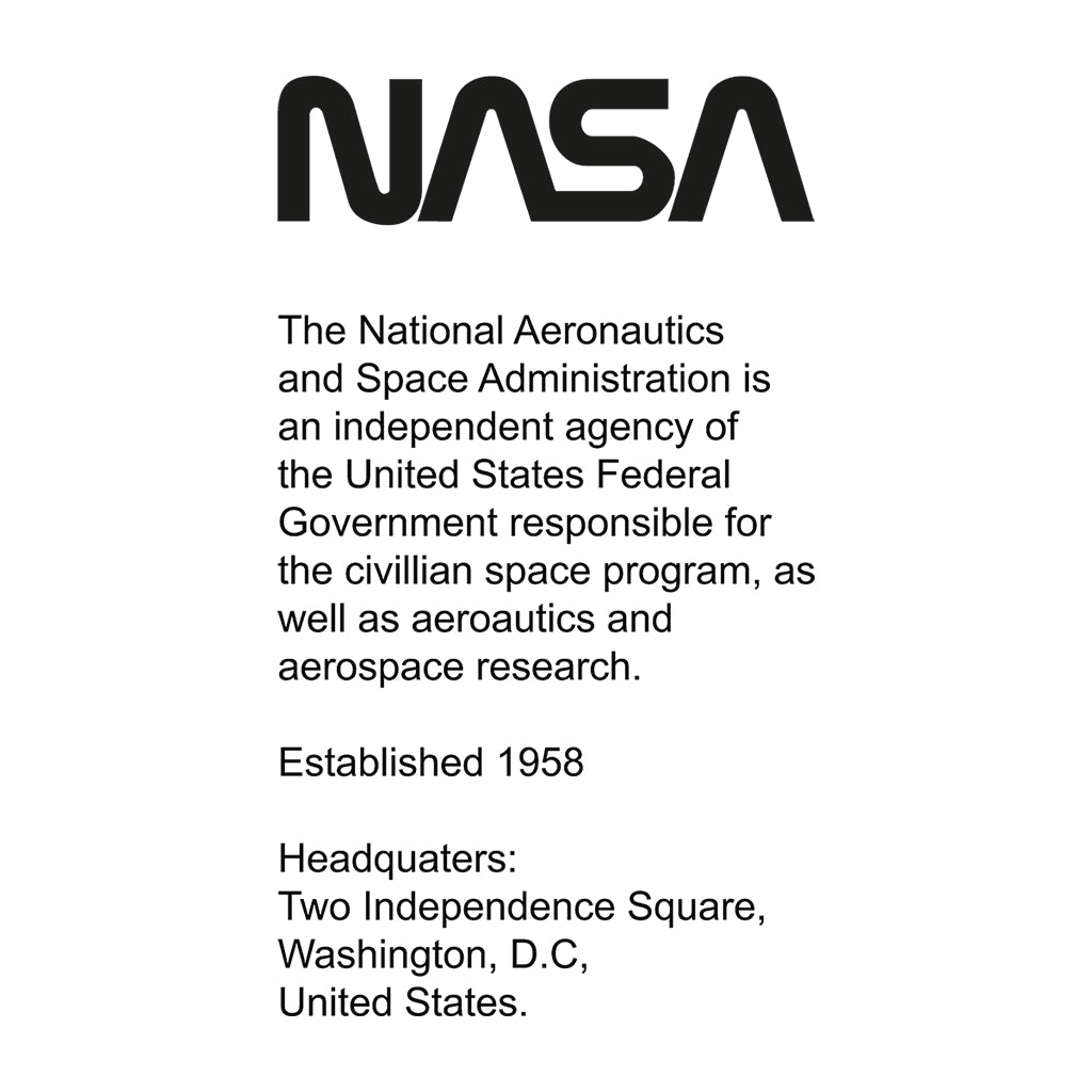 NASA Description Established 1958 Men's T-Shirt product image 2