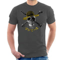 One Piece Luffy Straw Hat Pirates Logo Skull & Crossbones Men's T-Shirt
