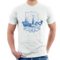 One Piece Going Merry Straw Hat Pirates Blueprint Men's T-Shirt