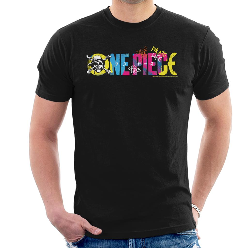 One Piece Anime Pirate Life Straw Hat Pirates Logo Men's T-Shirt