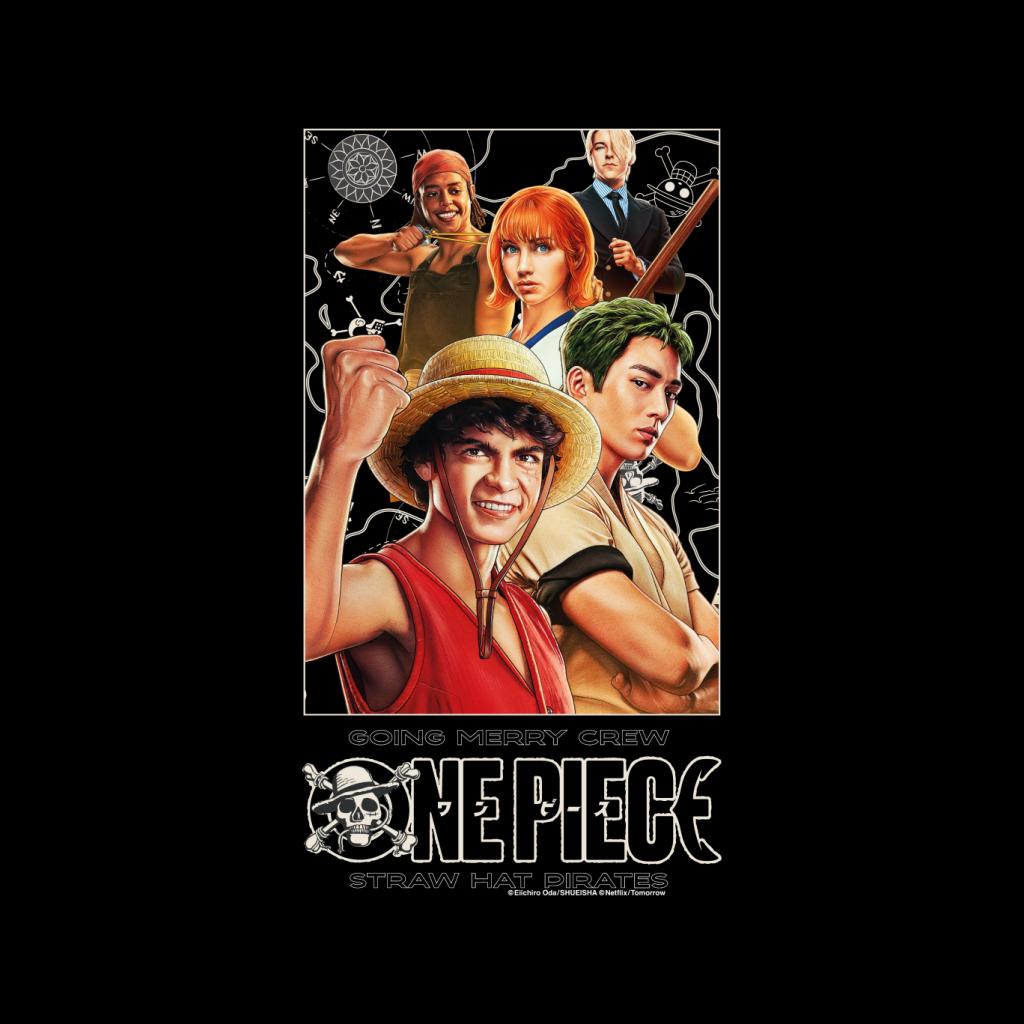 One Piece Straw Hat Pirates Going Merry Crew Anime Men's T-Shirt