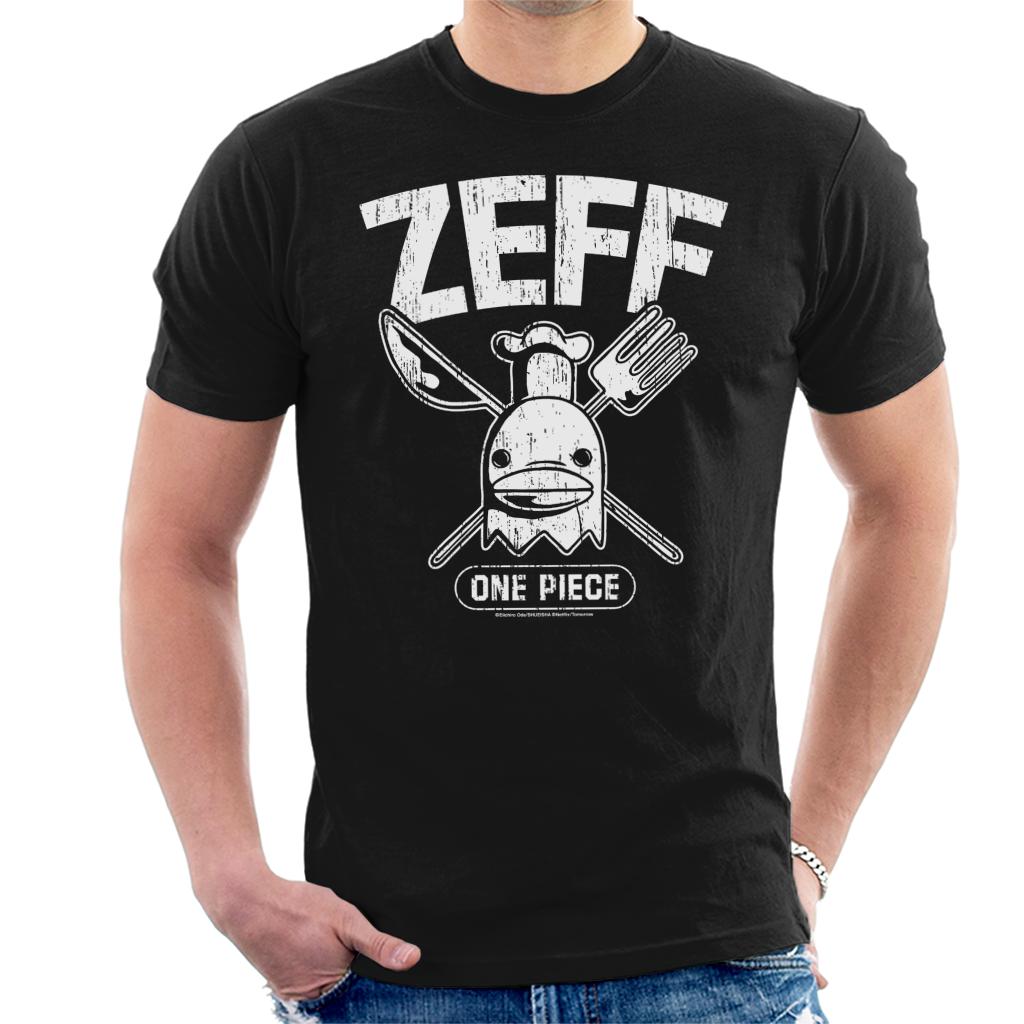 One Piece Zeff Cook Pirates Flag Anime Men's T-Shirt product image 1