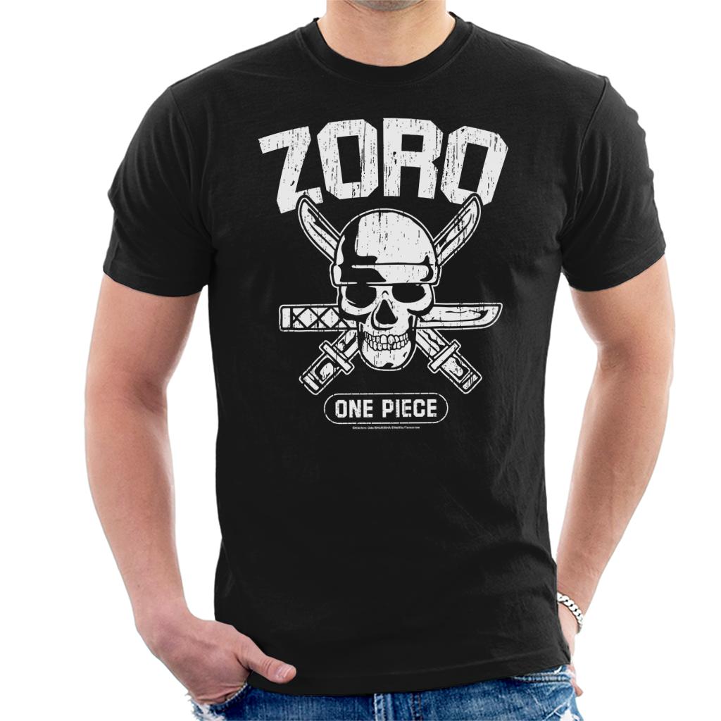 One Piece Straw Hat Pirate Hunter Roronoa Zoro Anime Men's T-Shirt