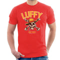 One Piece Straw Hat Pirates Monkey D Luffy Skull Crossbones Anime Men's T-Shirt