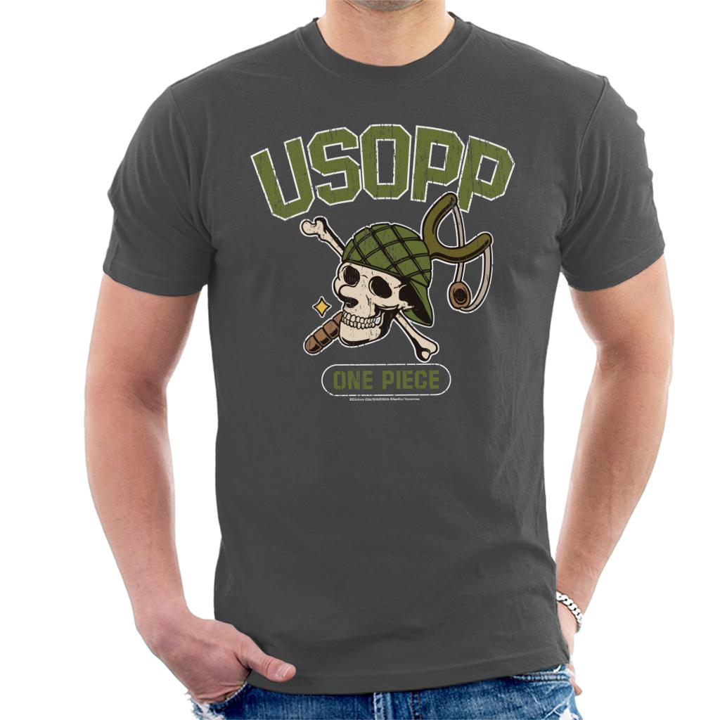 One Piece Usopp Straw Hat Pirates Sniper Slingshot Anime Men's T-Shirt