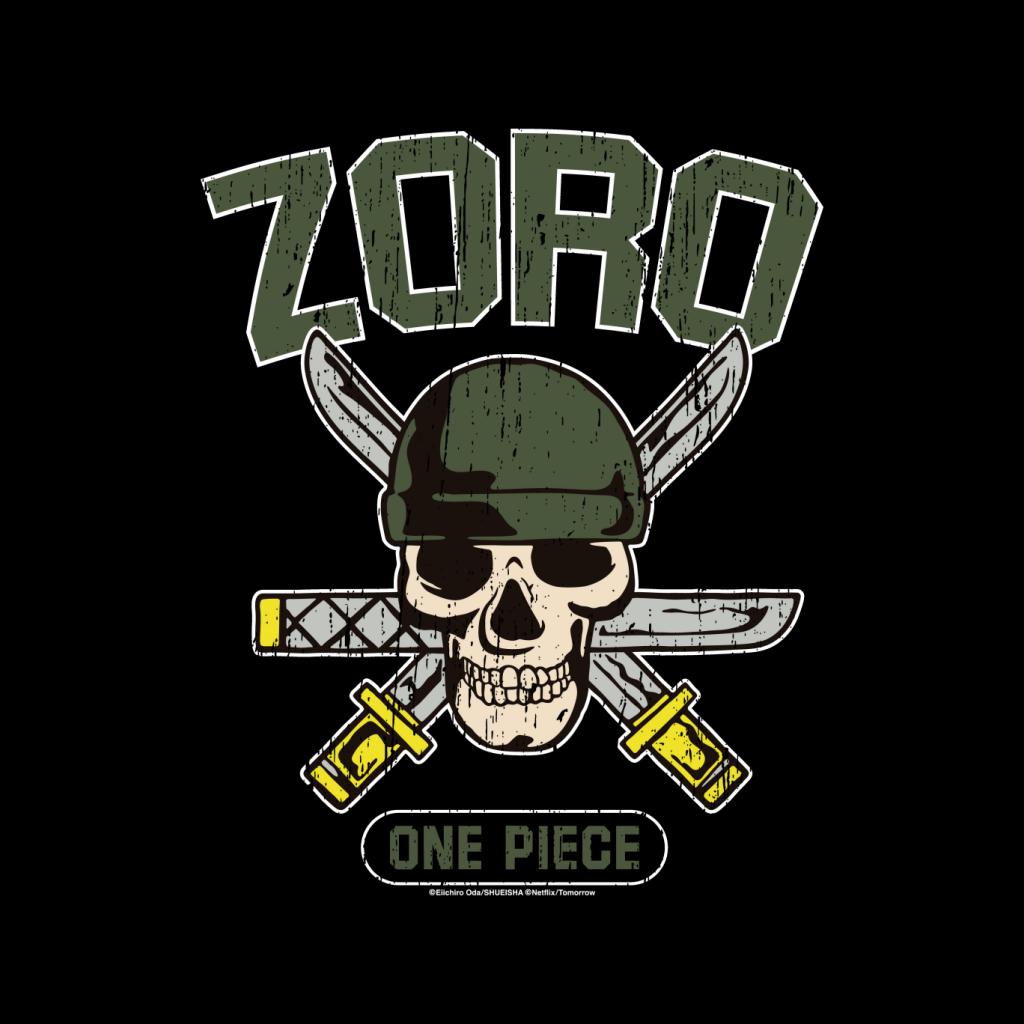 One Piece Straw Hat Pirate Hunter Roronoa Zoro Logo Anime Men's T-Shirt