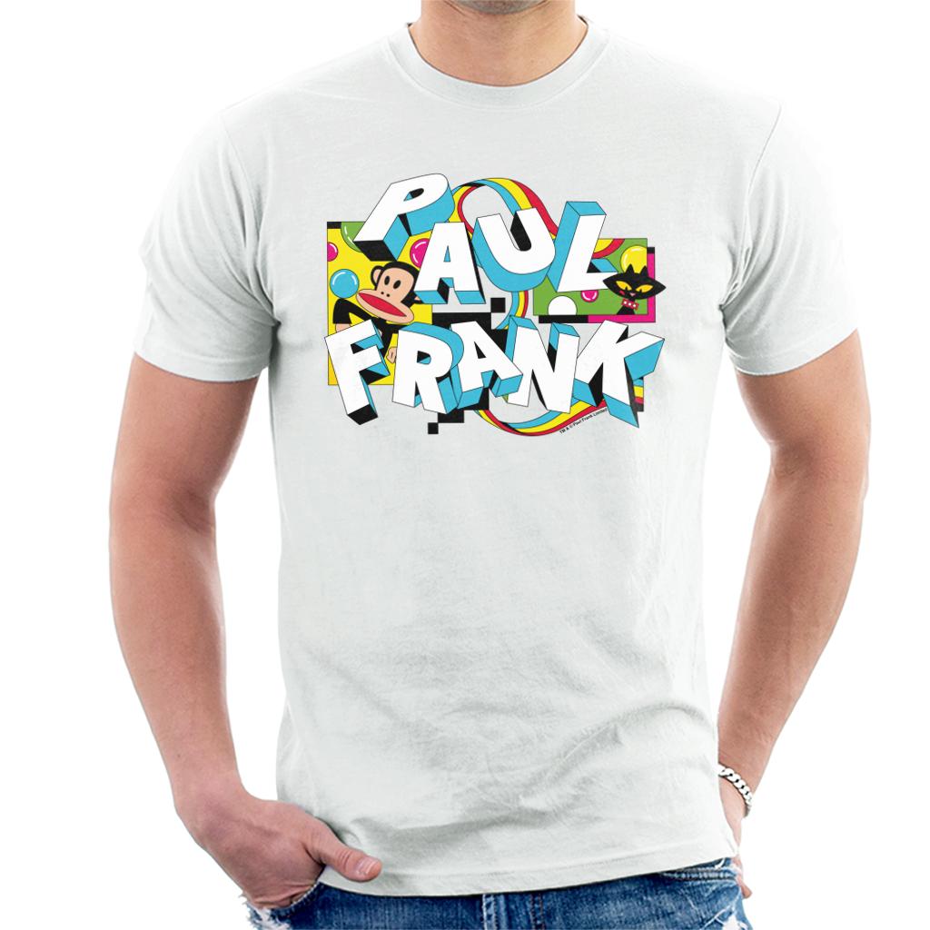 Paul Frank Julius & Mika Cat Chunky Text Men's T-Shirt product image 1