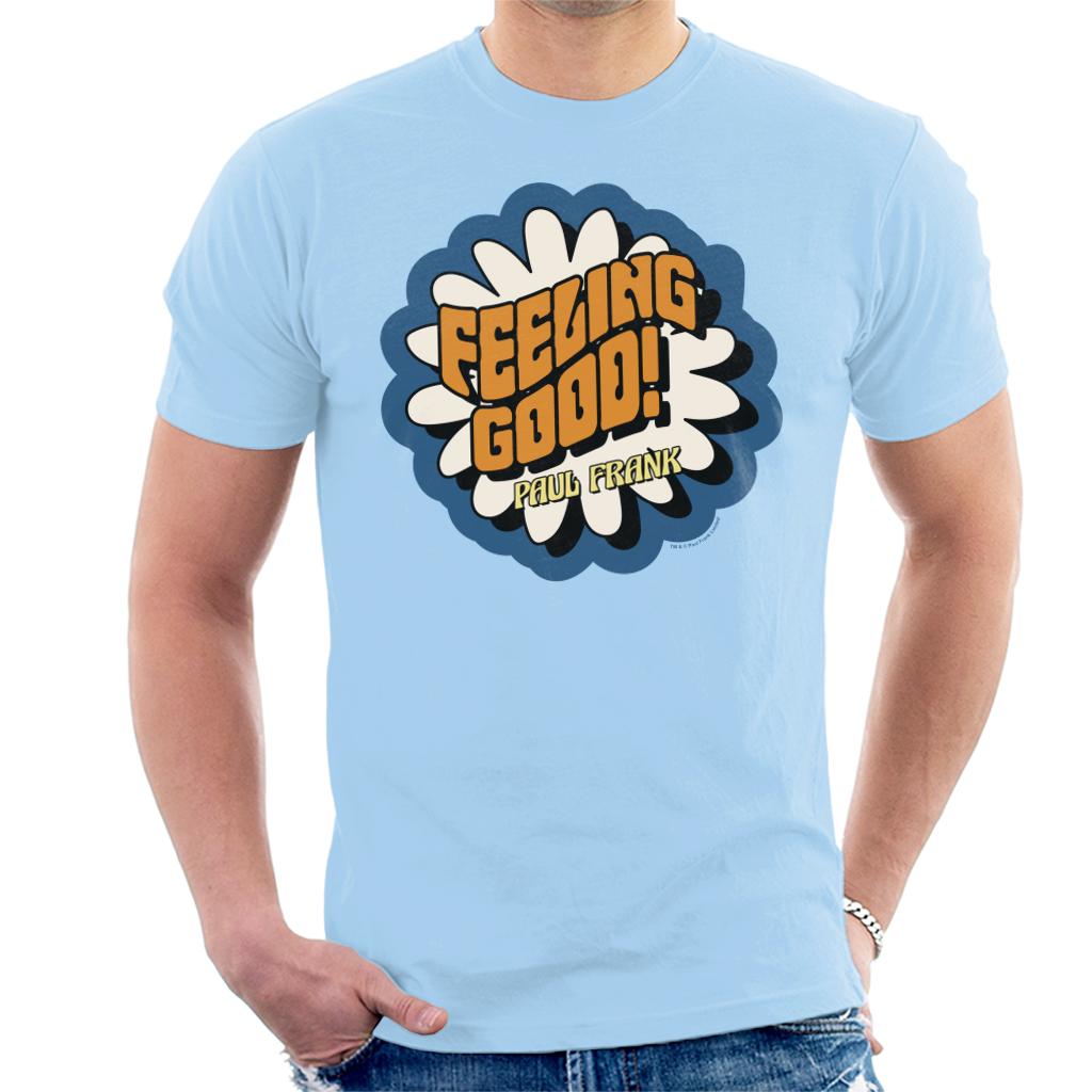 Paul Frank Feeling Good! 70s Hippy Flower Men's T-Shirt product image 1