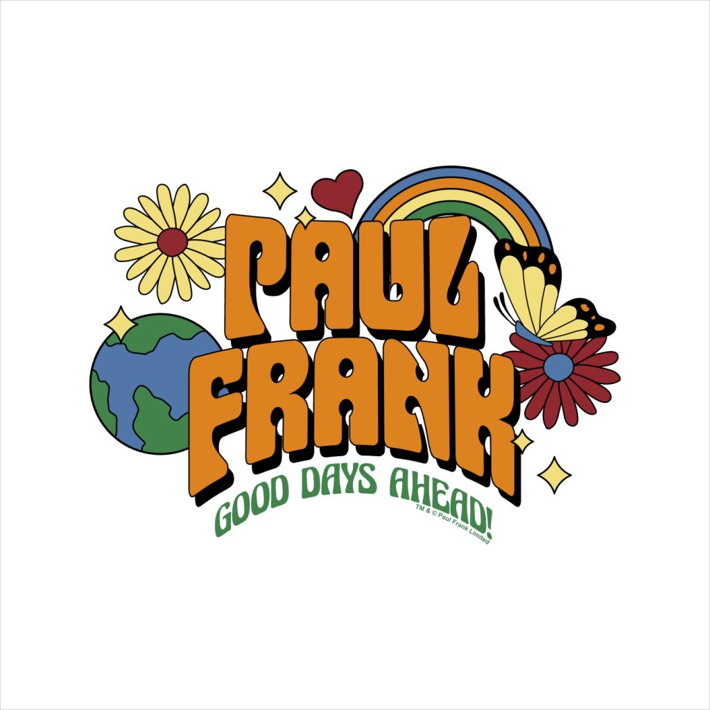 Paul Frank Good Days Ahead! 70s Hippy Flowers Men's T-Shirt product image 2