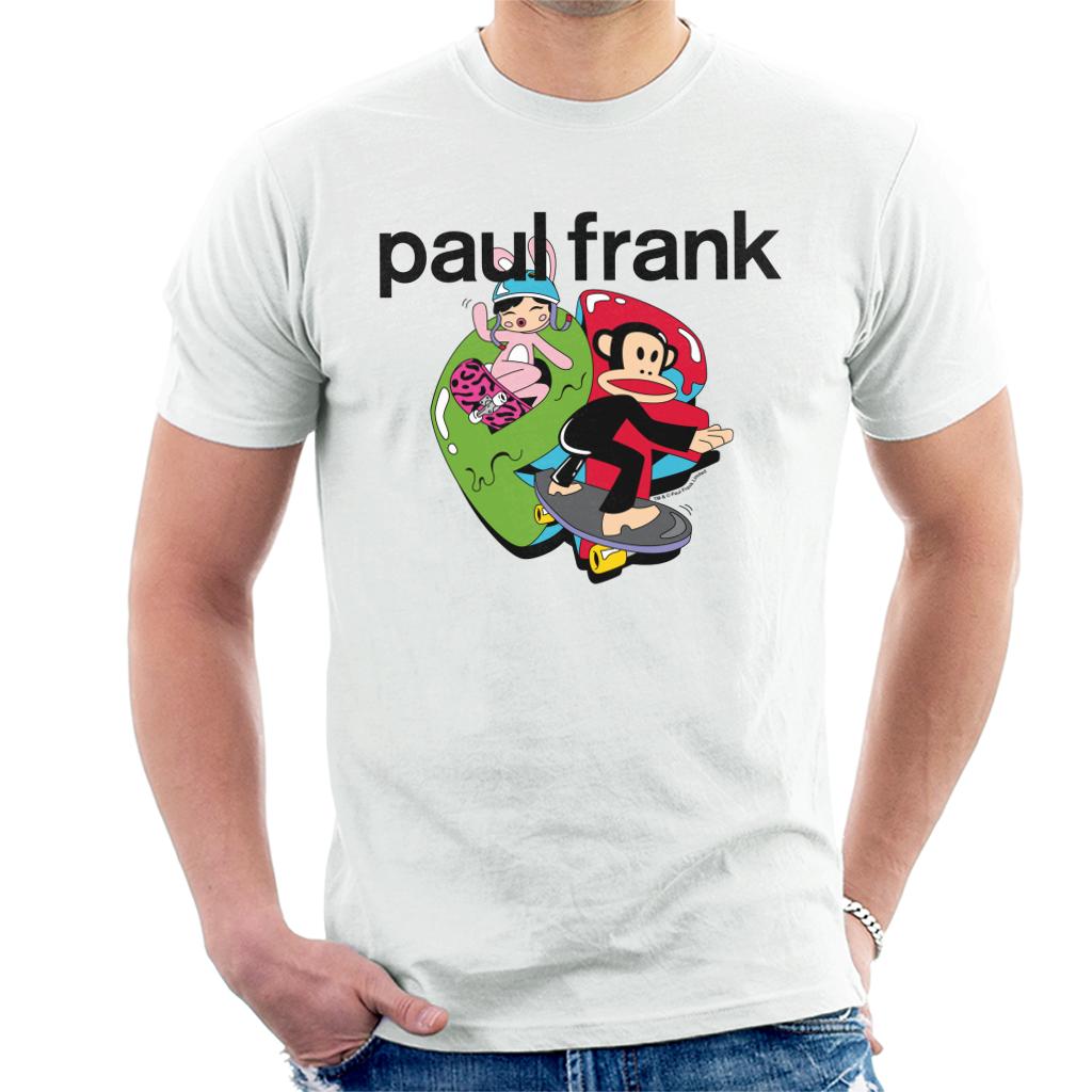 Paul Frank Julius & Bunny Girl Skateboarding Men's T-Shirt product image 1