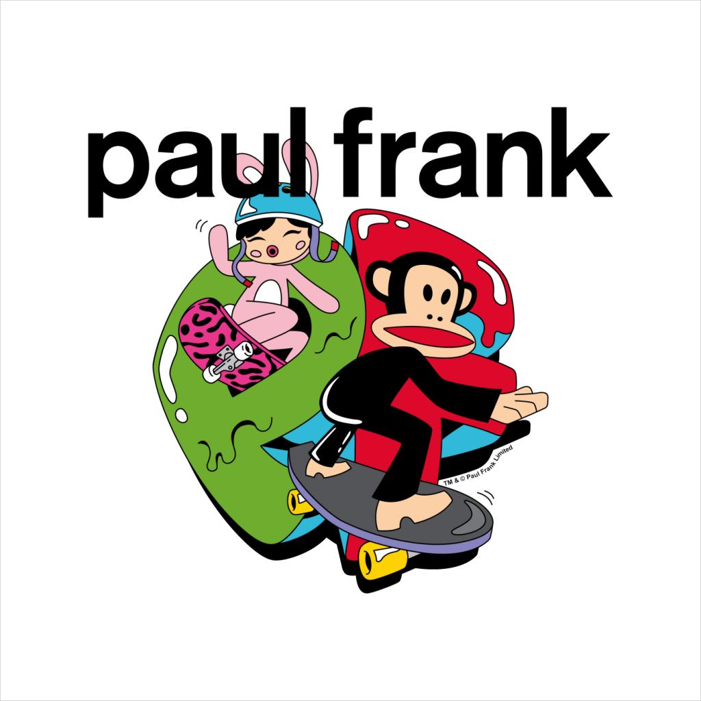 Paul Frank Julius & Bunny Girl Skateboarding Men's T-Shirt product image 2