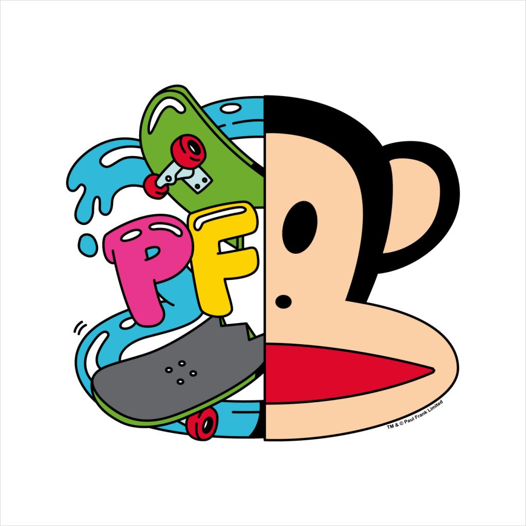 Paul Frank Julius Skateboard Face Logo Men's T-Shirt product image 2