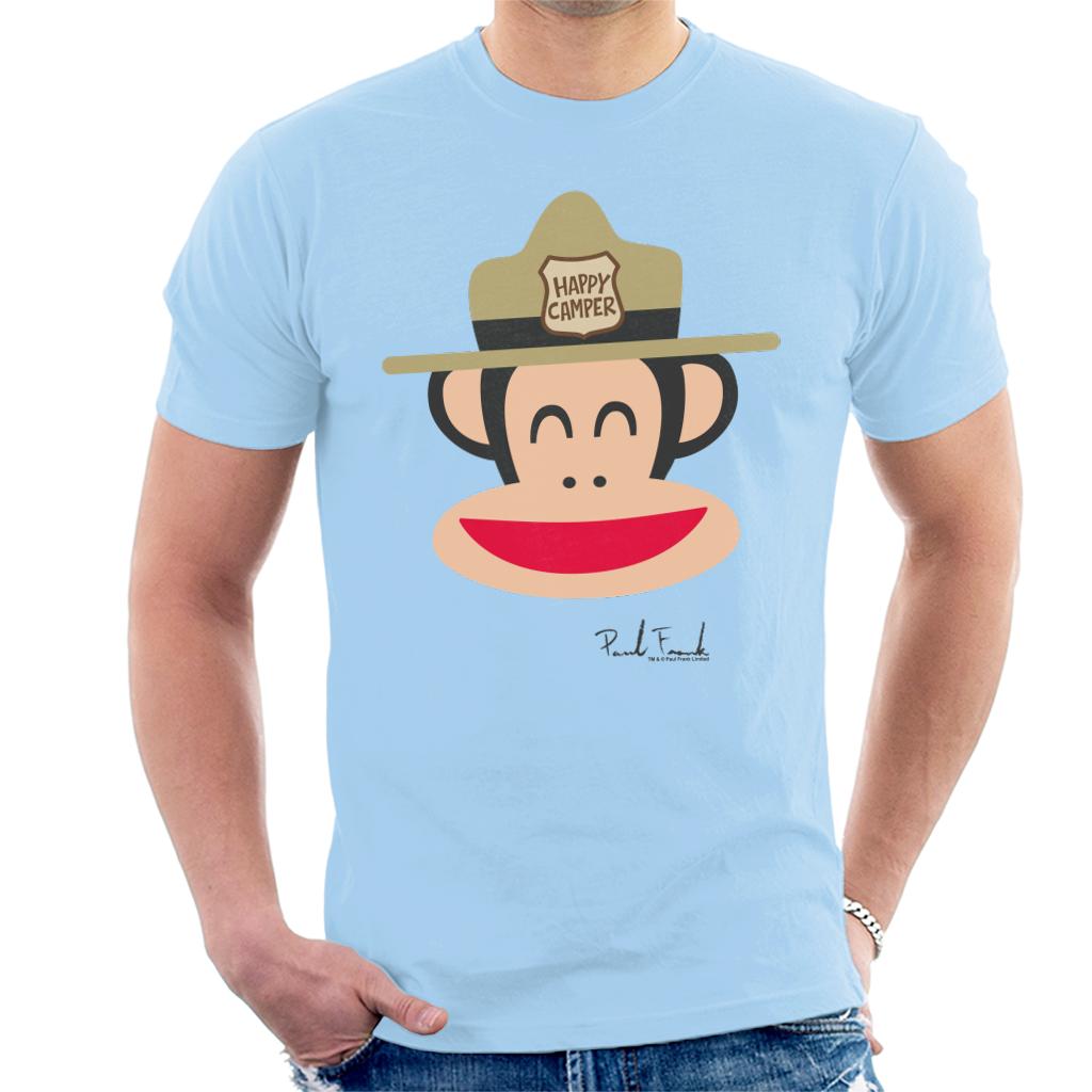 Paul Frank Julius The Monkey Happy Camper Park Ranger Hat Men's T-Shirt