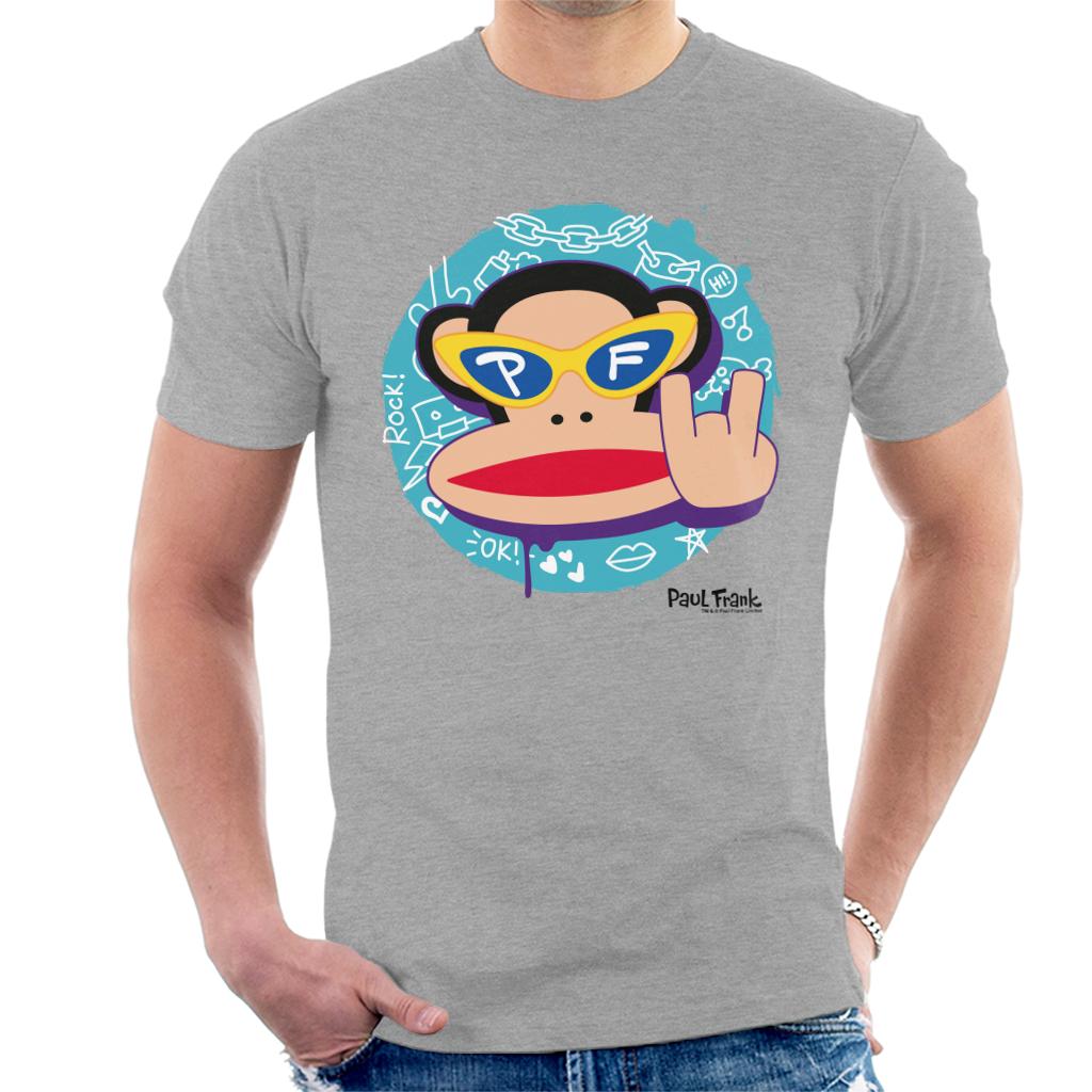 Paul Frank Cool Julius The Monkey Devil Horns Men's T-Shirt product image 1
