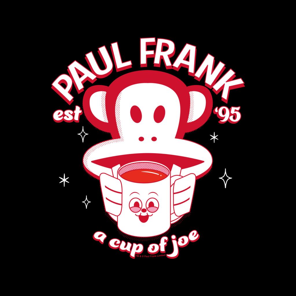 Paul Frank Red A Cup Of Joe Coffee Julius Monkey Men's T-Shirt